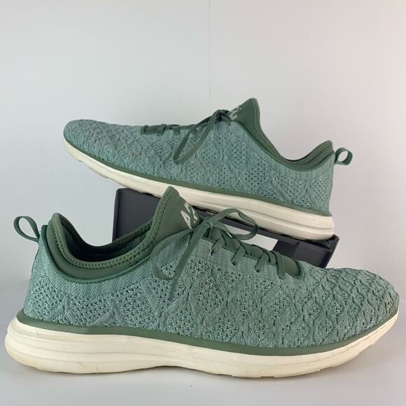 APL Athletic Propulsion Labs Men's Green Techloom Phantom Running Shoes Size 14 - Picture 1 of 11